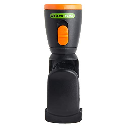 Blackfire Mini LED Clamp Flashlight with Batteries  Orange