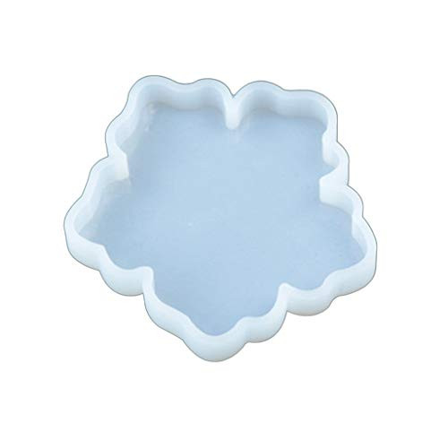 Resin Casting Molds Crystal Epoxy Resin Mold Flower Coaster Casting Mould Handmade DIY Crafts Silicone Making Tools Epoxy Resin Casting Art Molds