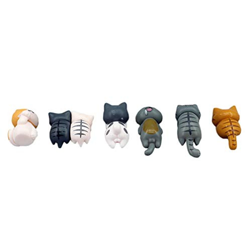 NUOBESTY 6Pcs Lucky Miniature Cat Fairy Garden Micro Landscape Home Garden Decoration Plant Pots Bonsai Craft Decor NUOBESTY 6Pcs Lucky Miniature Cat Fairy Garden Micro Landscape Home Garden Decoration Plant Pots Bonsai Craft Decor