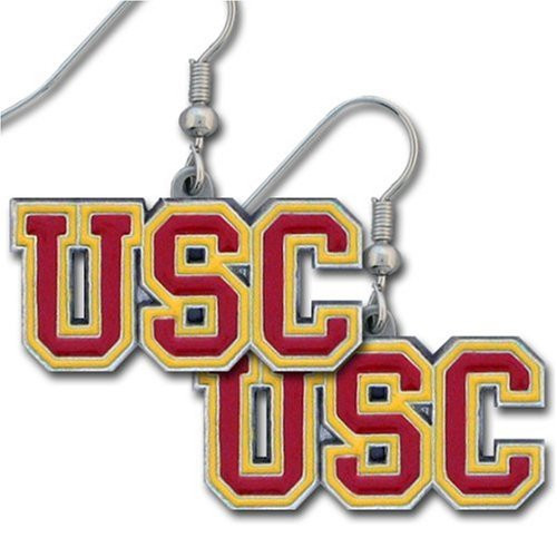 NCAA Siskiyou Sports Womens USC Trojans Dangle Earrings One Size Team Color