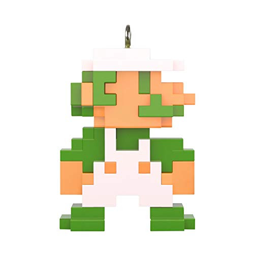 Hallmark Keepsake Christmas Ornament 2020 Mini Nintendo 8-Bit Luigi 0.77 inch
