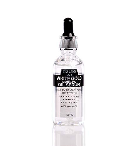 White Gold Brightening Sparkling Oil Serum  Wrinkle Fine Line  and  Acne Scar Reducing   Firms  and  Tones   Moisturizes Skin  50ml