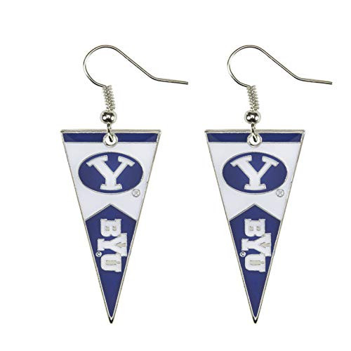 NCAA BYU Cougars Pennant Earrings