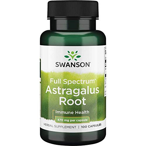 Swanson Astragalus Root 470 Milligrams 100 Capsules