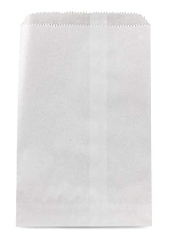 Hygloss Products Pinch Bottom Arts and Crafts Paper Bags  6 x 9 Inch, White, 100 Pack