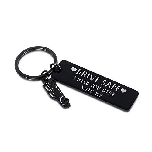 Drive Safe Keychain for Son Daughter Husband Dad Father Boyfriend I Love You Keychain Valentines Day Fathers day Birthday New Driver Trucker Gifts stocking stuffer 16 Teenager Gift Drive Safe Keychain for Son Daughter Husband Dad Father Boyfriend I Love You Keychain Valentines Day Fathers day Birthday New Driver Trucker Gifts stocking stuffer 16 Teenager Gift