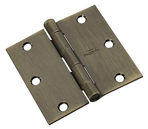 Gatehouse 3 1 2  H Antique Brass Interior Mortise Door Hinge