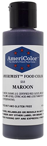 AmeriColor AmeriMist Maroon Airbrush Food Color 4.5 oz