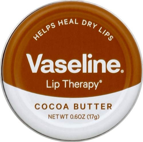 Vaseline Lip Therapy Lip Balm Tin Cocoa Butter 0.6 oz