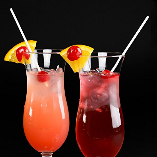 Wedding White Cocktail Straws 500 Stirrer Sipping Straws 5.50 inch Soodhalter Sip-Stirs