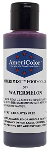 AmeriColor Watermelon AmeriMist 4.5 oz Airbrush Food Color