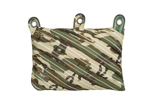 ZIPIT Camo 3-Ring Pencil Case, Green Camouflage