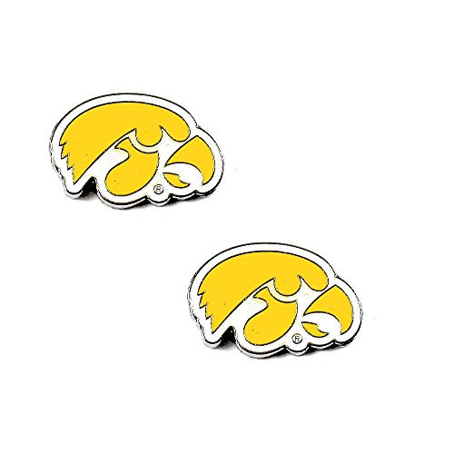 aminco Iowa Hawkeyes Post Stud Logo Earring Set NCAA Charm aminco Iowa Hawkeyes Post Stud Logo Earring Set NCAA Charm