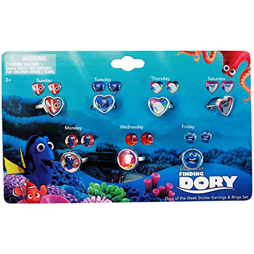 Disney Finding Dory Earring and Ring Set x 2 Sets by Finding Dory Disney Finding Dory Earring and Ring Set x 2 Sets by Finding Dory