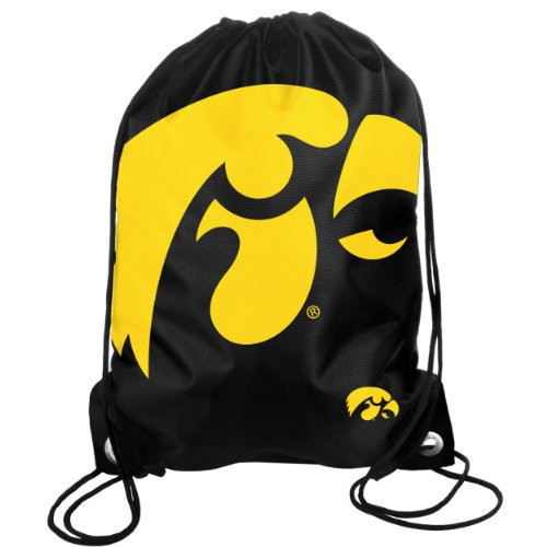 Forever Collectibles NCAA Iowa Hawkeyes Drawstring Backpack