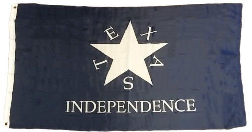 Moon 3x5 Conrad Zavala Independence 1st Republic of Texas Premium Flag 3x5 Banner - Vivid Color and UV Fade Resistant - Prime Outside Garden Home Decor