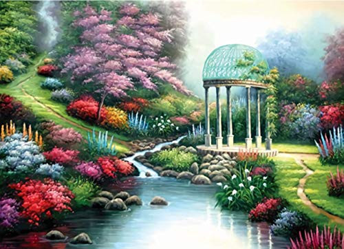 Puzzles for Adults 1000 Pieces Jigsaw Puzzles for Adults Kids Puzzle Game Toys Gift  Gazebo Landscape