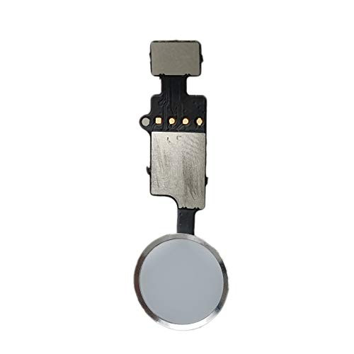 ATEANO Home Button Key Assembly Flex Cable with Return Feature Works Replacement Part for iPhone 7 7 Plus 8 8 Plus  Silver