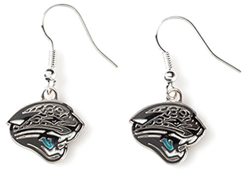 Aminco NFL Jacksonville Jaguars Logo Dangler Earrings Aminco NFL Jacksonville Jaguars Logo Dangler Earrings