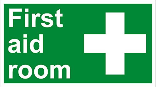 First Aid Room Safety OSHA ANSI Label Decal Sticker 8 inch