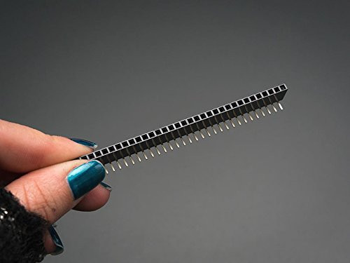 Adafruit 0.1" 36-pin Strip Right-Angle Female/Socket Header (5 pack) [ADA1542]