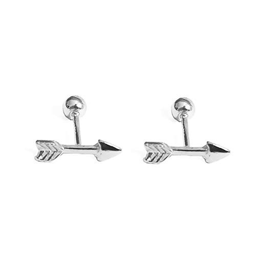 18G Arrow Cartilage Stud Earrings Sterling Silver 925 for Women Girls Men Minimalist Helix Tragus Small Earring Studs Ear Piercing Barbell Bar Screw Back Ball Jewelry Gifts Sensitive Ears Silver 18G Arrow Cartilage Stud Earrings Sterling Silver 925 for Women Girls Men Minimalist Helix Tragus Small Earring Studs Ear Piercing Barbell Bar Screw Back Ball Jewelry Gifts Sensitive Ears Silver