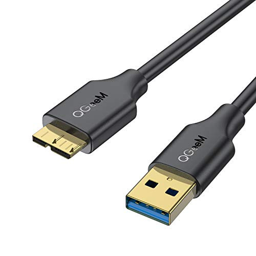 Micro USB 3.0 Cable 6FTQGeeM USB 3.0 A to Micro B Cable Charger Compatible with Samsung Galaxy S5 Note 3 Note Pro 12.2 WD Western Digital My Passport and Elements Hard Drives 3.0 USB Cable Micro USB 3.0 Cable 6FTQGeeM USB 3.0 A to Micro B Cable Charger Compatible with Samsung Galaxy S5 Note 3 Note Pro 12.2 WD Western Digital My Passport and Elements Hard Drives 3.0 USB Cable