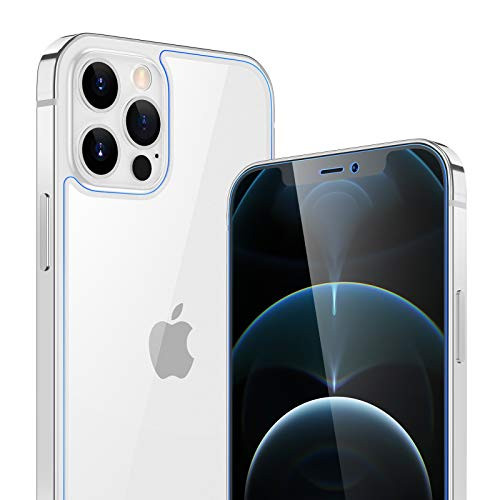Maxdara Screen Protector for iPhone 12 Pro Max Front and Back Screen Protector Ultra Thin Touch Accurate Anti Scratch Tempered Glass Screen Protector for iPhone 12 Pro Max  6.7 inch  2 Pack