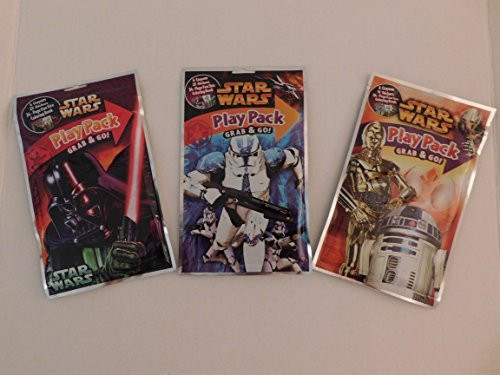 Star Wars Play and Pack Grab  and  Go- 3 pack resealable
