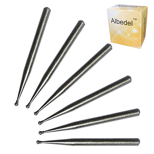 Albedel 6 pcs Diamond Engraving Tip Bit Carve Head for Replacing Tip Electric Micro Engraver Pen Carve Engraving Tool Replacement