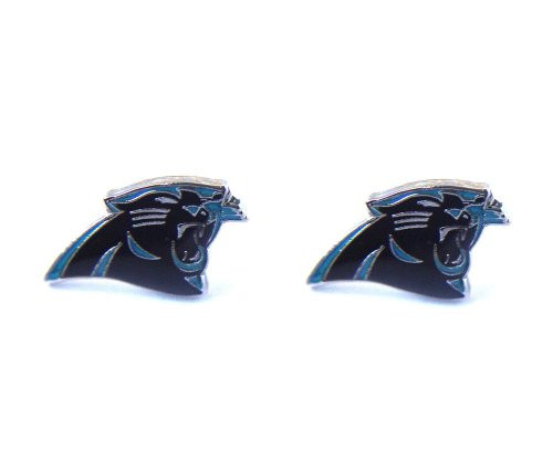aminco Carolina Panthers Post Stud Logo Earring Set