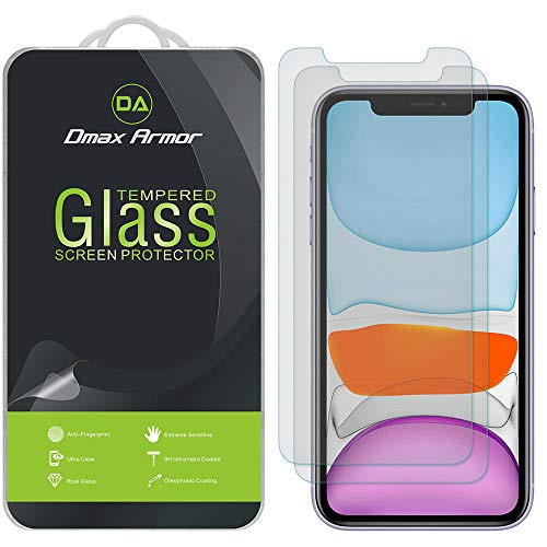 2 Pack  Dmax Armor for Apple iPhone 11 and iPhone XR  6.1 inch  Anti-Glare  Matte  Tempered Glass Screen Protector