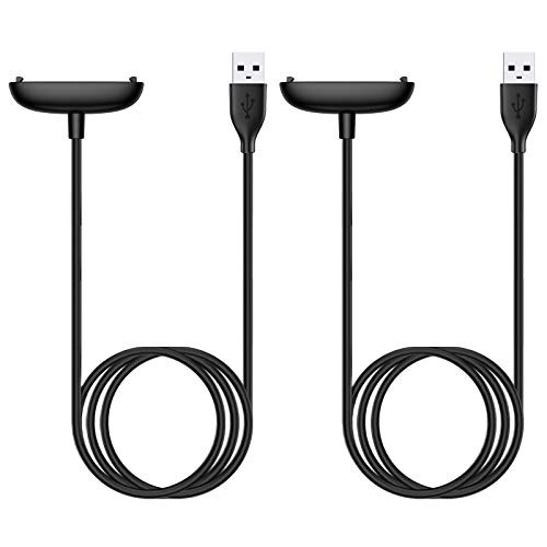 Liwin 2-Pack Charger Cable Compatible with Fitbit Inspire 2  Not for Inspire Inspire HR  3.3ft Replacement USB Charging Cable Cord Clip Dock Accessories for Inspire 2 Smartwatch