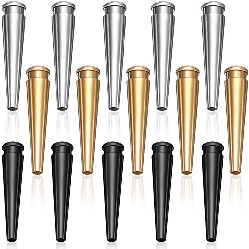 15 Pieces Metal Cribbage Pegs Cribbage Board Pegs Fit 1 8 Holes Cribbage Pegs Tapered Design Games Pegs for Cribbage 3 Colors