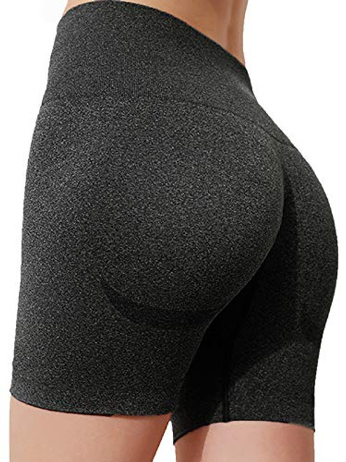 Govc Womens Workout Yoga Shorts High Waisted Seamless Gym Tummy Control Athletic Running Shorts BlackM Govc Womens Workout Yoga Shorts High Waisted Seamless Gym Tummy Control Athletic Running Shorts BlackM