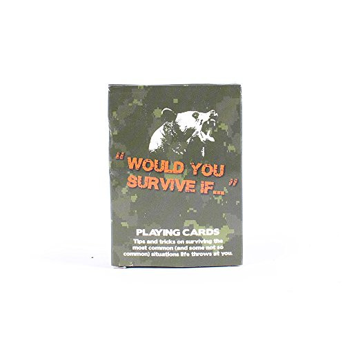 Survival Tips Playing Cards by Frog  and  Co. - Have Fun  and  Learn Key Survival Skills... Discover Survival Gear You and Your Loved Ones can use to Survive Any Crisis