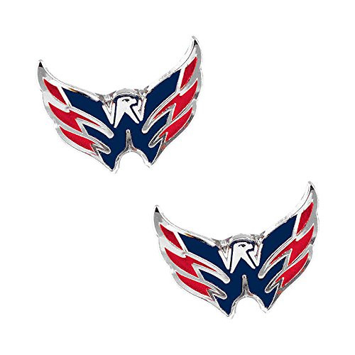 aminco Washington Capitals Post Stud Logo Earring Set NHL Charm aminco Washington Capitals Post Stud Logo Earring Set NHL Charm