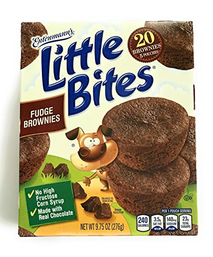 Entenmanns   Little Bites   Fudge Brownies   5 pouches 20 Brownies   9.75 oz   1 Box