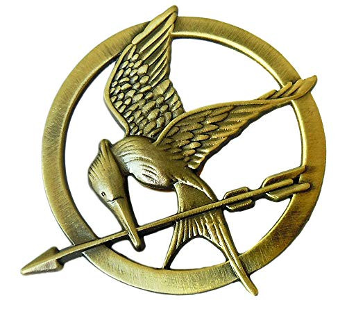 LACKINGONE The Hunger Games Katniss Everdeen Cosplay Prop Rep Mockingjay Pin Brooch Badge