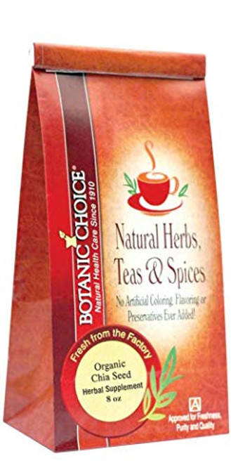 Botanic Choice Organic Chia Seed Whole8 oz