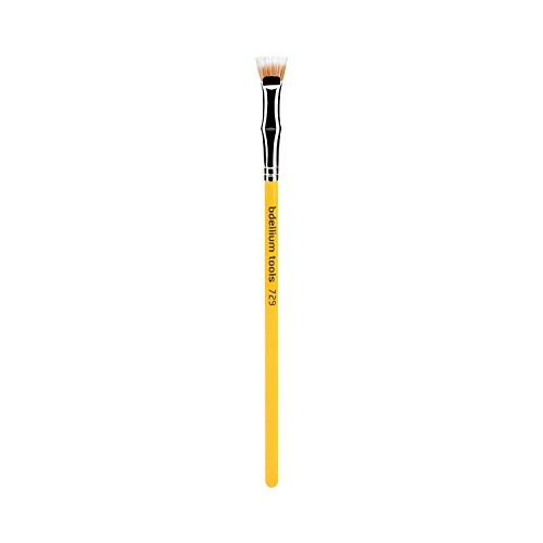 Bdellium Tools Professional Makeup Brush Studio Line - Duet Fiber Bent Mascara Fan 729
