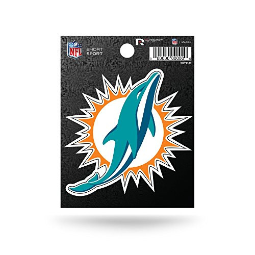 NFL Miami Dolphins Die Cut Team Logo Short Sport Sticker