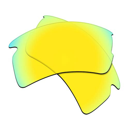 Flugger Replacement Lenses for Oakley Flak 2.0 XL OO9188 Sunglass - Polarized Gold