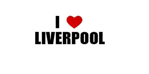 PressFans - I Love Liverpool United Kingdom Decal Car Laptop Wall Sticker