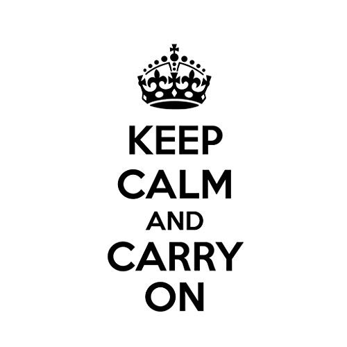 PressFans - Keep Calm and Carry ON Car Laptop Wall Sticker PressFans - Keep Calm and Carry ON Car Laptop Wall Sticker