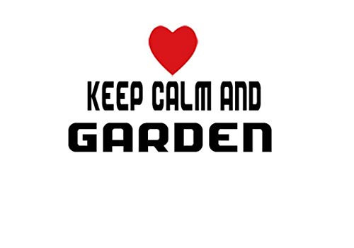 PressFans - Keep Calm and Garden Decal Car Laptop Wall Sticker