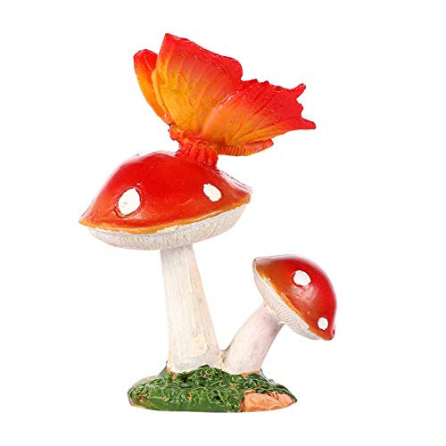 Cabilock Fairy Mushroom Figurines Mushroom Miniature Fairy Garden Animal Plant Pots Dollhouse Bonsai Micro Landscape Decoration Accessories Cabilock Fairy Mushroom Figurines Mushroom Miniature Fairy Garden Animal Plant Pots Dollhouse Bonsai Micro Landscape Decoration Accessories