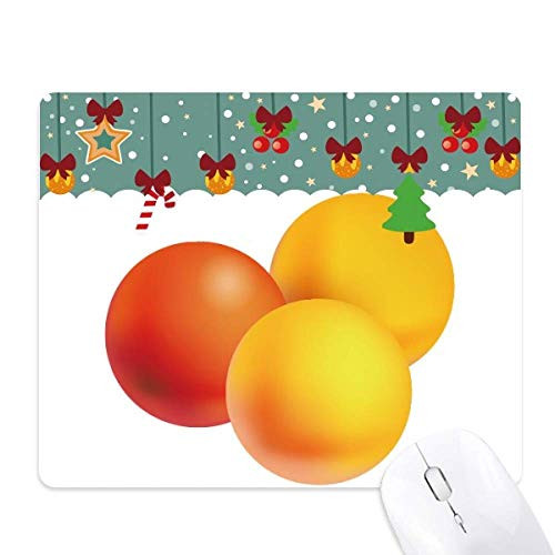 Orange Pill Health Care Products Pattern Mouse Pad Game Office Mat Christmas Rubber Pad