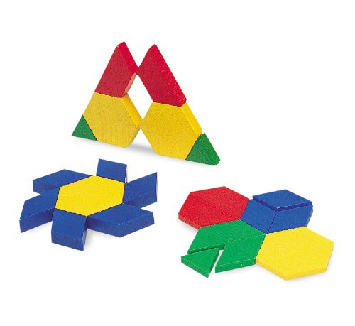 Learning Resources Plastic Pattern Blocks .5cm, Set of 100