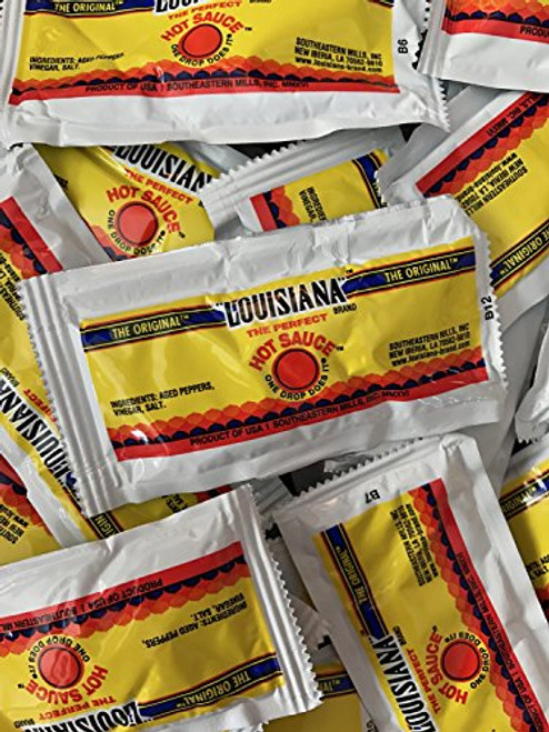 The Original Louisiana Hot Sauce Packets  Louisiana 50